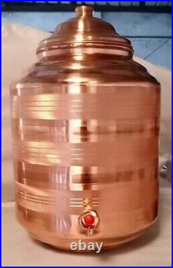 100% Pure copper drinkware water 12L dispenser