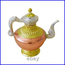 1 PC Pure Copper High Grade Teapot Milk Pot Water Kettle Handle Lid Handmade