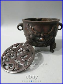7.8 inch Chinese antique pure copper handmade faucet Hot Pot furnace