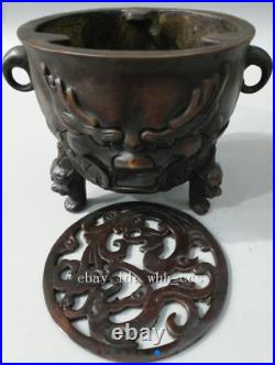 7.8 inch Chinese antique pure copper handmade faucet Hot Pot furnace