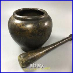 8.66 Exquisite Chinese pure copper Handmade Medicine pestle Medicine pot