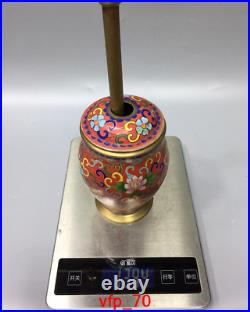 China antique Pure copper Cloisonne Tamper pot