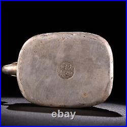 Collect pure copper gilt silver inlay gems hand made elephant shape tea pot