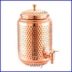 Copper Matka- Ayurved BPA free and non toxic with pure copper 5000m