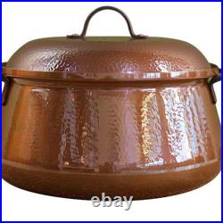 Copper Pot Beautiful Shape Noodles Pot Binaural Pot Cooking Pot with Lid