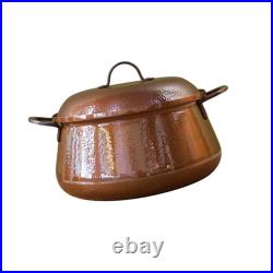 Copper Pot Beautiful Shape Noodles Pot Binaural Pot Cooking Pot with Lid