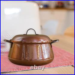 Copper Pot Beautiful Shape Noodles Pot Binaural Pot Cooking Pot with Lid