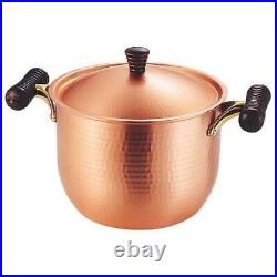 Deep Pot 5.2L 21cm copper100 Sinkoukinzoku MD-0104? 210×H157mm Pure Copper