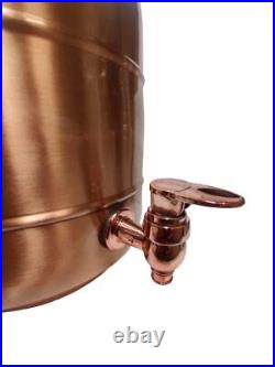 Dynore 8 LTR Copper Water Matka/Pot/Jar/Water Dispenser with Pure Copper(8000ml)