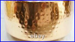 Handmade Pure Copper Indian Ghagri Chari Matka Pot Jaldhara With Lid Pitcher