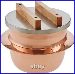 Pure Copper 5 Go (900ml/30oz) Rice Pot Shinko Metal Japan High Quality