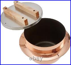 Pure Copper 5 Go (900ml/30oz) Rice Pot Shinko Metal Japan High Quality