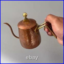Pure Copper Coffee Pot Drip Filter Cup Milk Tea Pot Outdoor Camping Equipment