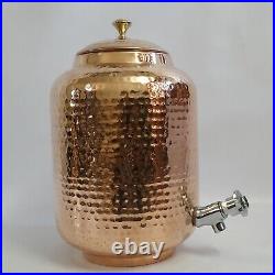 Pure Copper Dispenser, Copper Water Pot, Kitchen Drinking Water Storage Tank 8 L