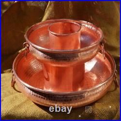 Pure Copper Hot Pot Small Large Pot Handmade Thick Home Restaurant Use