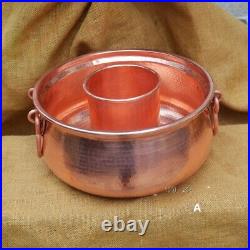 Pure Copper Mandarin Duck Pot Hot Pot Thick Handmade Double Handle Two In One