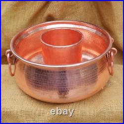 Pure Copper Mandarin Duck Pot Hot Pot Thick Handmade Double Handle Two In One