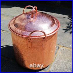Pure Copper Medicine Soup Pot Handmade Thick Hotel Restaurant Use Large Capacity