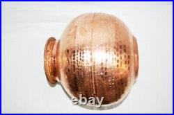 Pure Copper Pitcher Matka Water Pot Container Home Hotel Restaurant Ayurveda