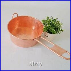 Pure Copper Pot Milk Water Scoop Thick Jam Casserole Handle Authentic