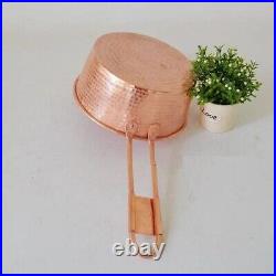 Pure Copper Pot Milk Water Scoop Thick Jam Casserole Handle Authentic