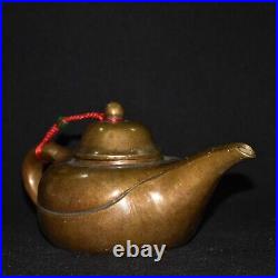 Pure copper imitation red copper purple copper Aladdin divine lamp wine pot