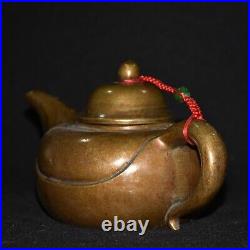 Pure copper imitation red copper purple copper Aladdin divine lamp wine pot