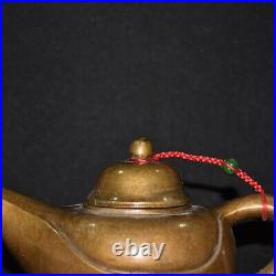 Pure copper imitation red copper purple copper Aladdin divine lamp wine pot