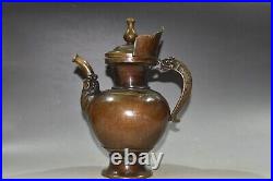 Pure copper large belly wine pot
