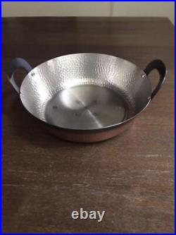 Sinkoukinzoku Tempura hot pot Pure Copper 21cm IH compatible mini tabletop New