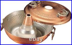 TakeGoshi Pot Pure Copper 10.2 inch 2.4L Fast Heat High Quality Made in Japan
