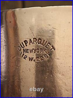 Vintage 1 Quart DUPARQUET Copper Sauce New York 112 W22ST Perfect 4 Everyday Use