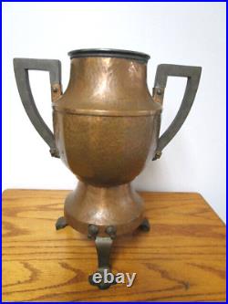 Vintage JOS. Heinrich #10 Pure Copper & Sterling Silver Coffee Pot 1907